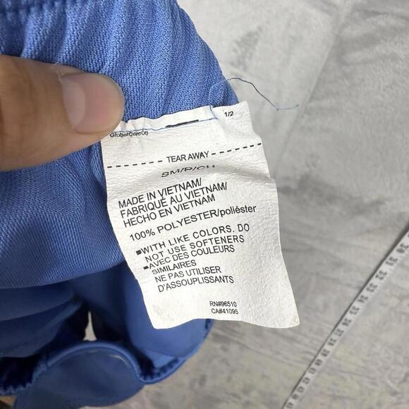 Under Armour HeatGear Light Blue White Athletic Shorts Size S Performance Logo - Picture 4 of 8